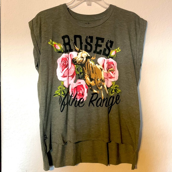 Rodeo Quincy Roses of the Range Tank - Picture 2 of 6
